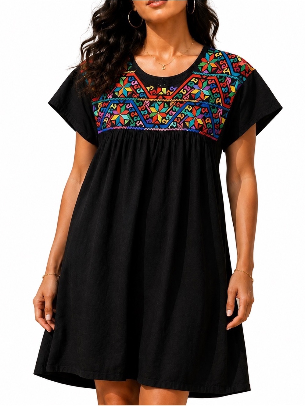Layerz Embroidered Tilly Dress